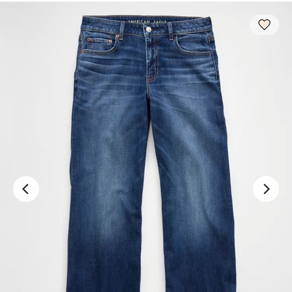 AE Dreamy Drape Stretch Low-Rise Baggy Wide-Leg Jean